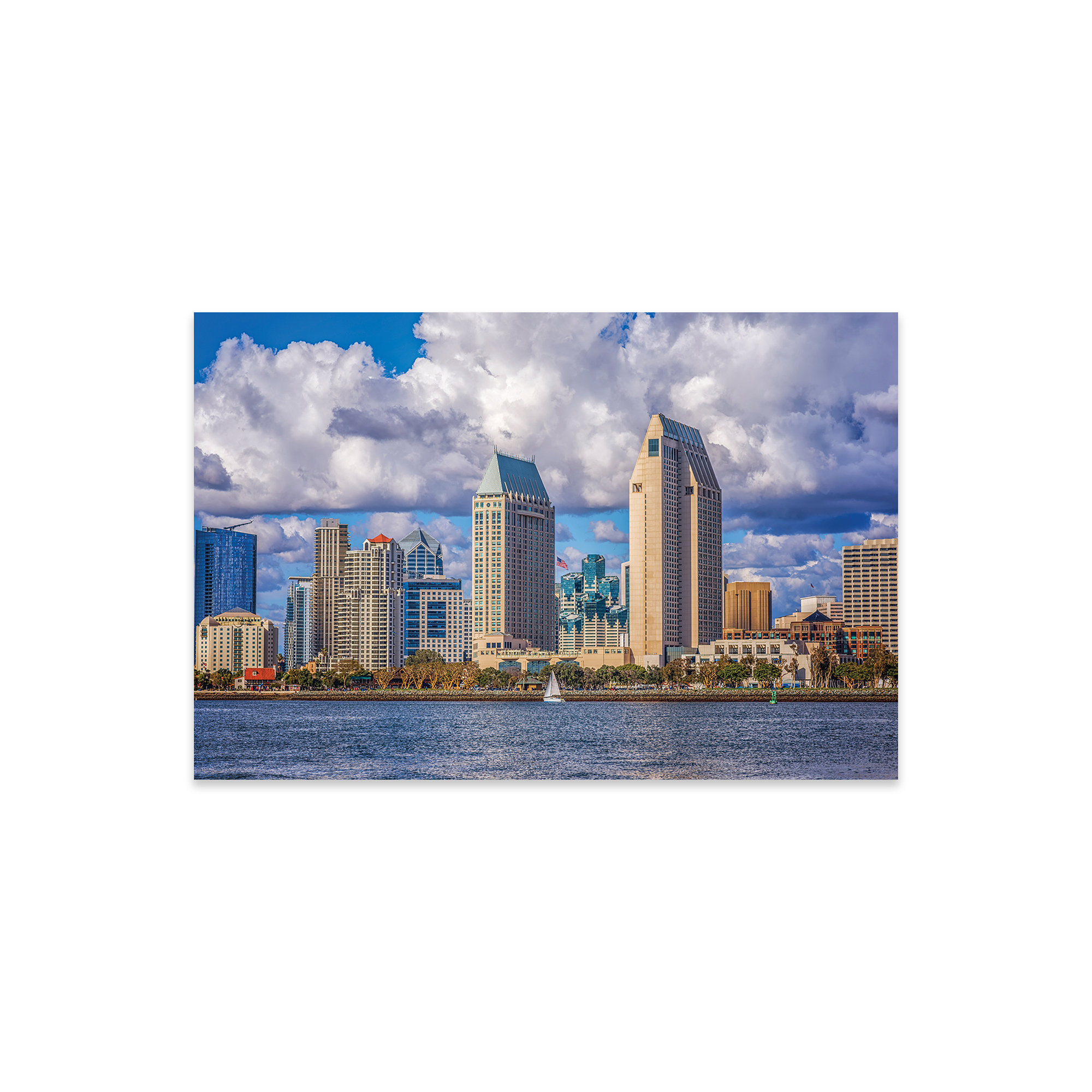 Latitude Run® " Cloud's Rest, San Diego Skyline " by Joseph S